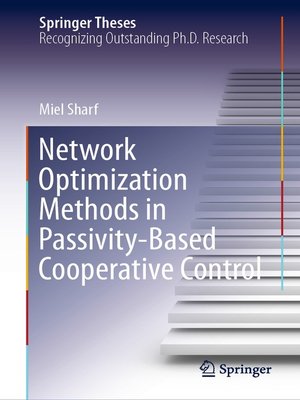 cover image of Network Optimization Methods in Passivity-Based Cooperative Control